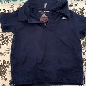 Tommy Bahama 18M Navy Collared Shirt